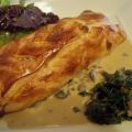 Feuilleté de saumon aux épinards et champignons[...]