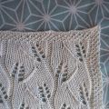Tricot newbie - Couverture de bébés à feuilles