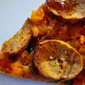 

PIzza pepperoni fromage, toute végétale


