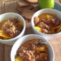 Le crumble aux abricots-pays au coco et sablés[...]