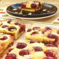 Gâteau au fromage et cerises