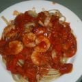 Fettucine aux crevettes, salsa de tomates aux[...]