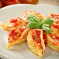 Raviolis au fromage sauce tomate