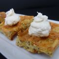Gaufre crabe, wasabi et sa crème