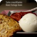 Glace au fromage blanc ,tuiles croustillantes[...]