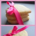 Petits coeurs sablés à la rose