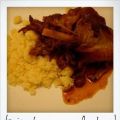 Tajine de cuisses de canard confites aux fruits[...]