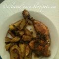 Marinade de poulet et ses pommes de terre au[...]