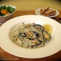 Moules en fine sauce veloutée au citron +