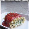 Roulés de lasagne au kale et aux champignons