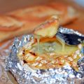 Camembert rôti au miel et au sésame