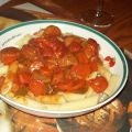 Casserole de saucisses aux tomates