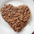 Coeur géant à l'avoine et au chocolat