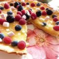 Tarte au citron et fruits rouges