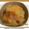 Compote pomme, kaki et banane