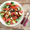 Salade fruitée au Roquefort (Fruited salade[...]