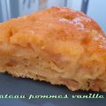 Gateau pomme vanille