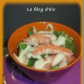 Salade sur le pouce aux crevettes...