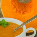 Soupe de potiron et à l'ail