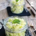 Salade de concombre, feta et menthe
