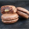 Macarons chocolat et oranges confites