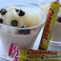 Panna cotta carambar poire chocolat