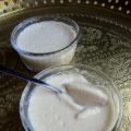 Petits pots de crème saveur thé à la menthe