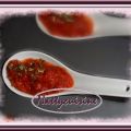 Cuillères de Tomates concassées au gingembre