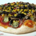 Pizza potagère (sans gluten)
