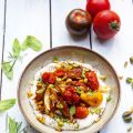 Mes tomates rôties et labneh