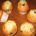 Les gros muffins aux myrtilles bien gonflés en[...]