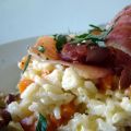 Risotto au potiron, noisettes concassées à la[...]