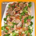 Salade poulet légumes et sa vinaigrette au[...]