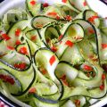 Tagliatelles de courgettes en salade