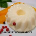 Panna Cotta au babeurre et mangues confites.