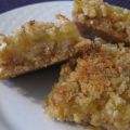 Barres au citron et à la noix de coco