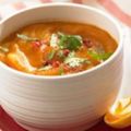 Soupe chaude de carottes et cranberry à la[...]