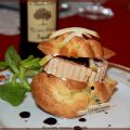 Choux au foie gras et confit de figue et Granny[...]