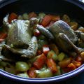 Tajine de pigeons aux légumes de saison