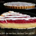 Tarte citron, framboise et chocolat blanc