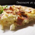 Tarte aux oignons, bacon et fromage