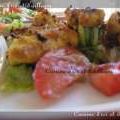 Salade de poulet mariné aux épices et sa sauce[...]