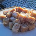 Pâte de fruits de kaki au sucre de lavande