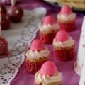 Mini-cupcakes aux Tagada Pink