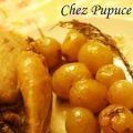 Cailles aux raisins de muscat & vin blanc,[...]