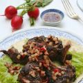 CÔTELETTES D'AGNEAU ET SALSA AUX RADIS