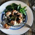 Escargots bourguignonne sur lit de purée de[...]