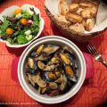 Moules aux champignons variés +