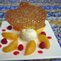 Glace à la verveine, tuile dentelle au citron,[...]