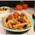 Boulettes de boeuf aux olives et pignons,[...]